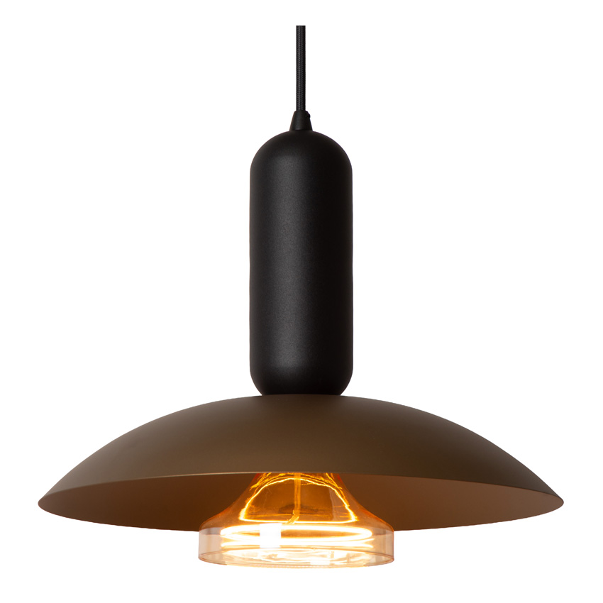 Lucide Essential Grantham - Suspension - 2xE27 - Café