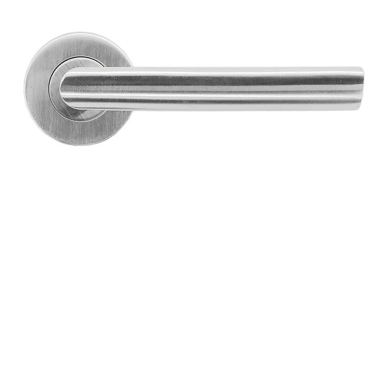 Poignée de porte sassari inox plus sans rosace