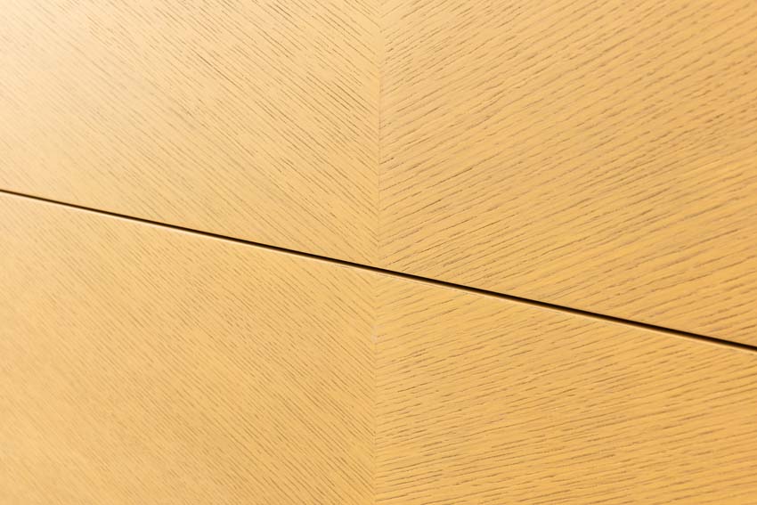 Meuble de salle de bains Waldorf chêne suspendu avec lavabo double en solid surface 120cm