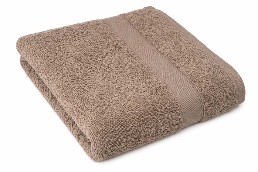 Serviette de douche Cosibel en coton bois 100x150cm qualité hôtelière