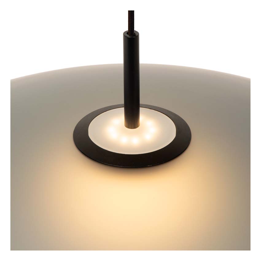 Lucide Premium MENGA - Hanglamp - Ø 60 cm - LED Dimb. - 1x18,6W 2700K - Fumé