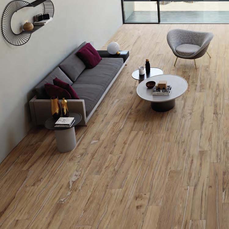 Keramisch parket Alter Miele bruin 20x120cm