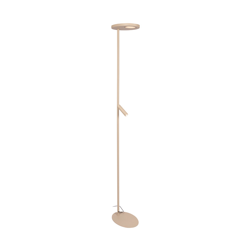 Lucide Essential Ortolan - Lampadaire - LED Dimmable - CCT - 2700K/4000K - Taupe