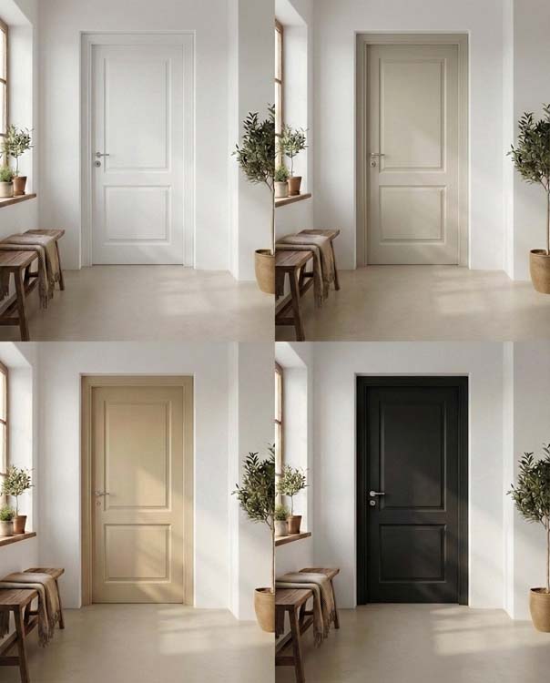 Bloc-porte à peindre Dimora 930mm-ébrasement MDF 40cm