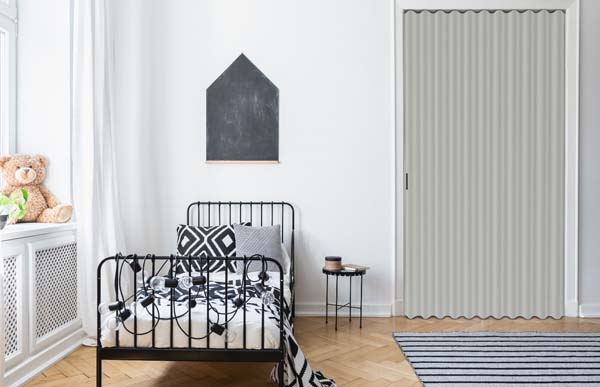 Porte pliante dust simili cuir sur mesure