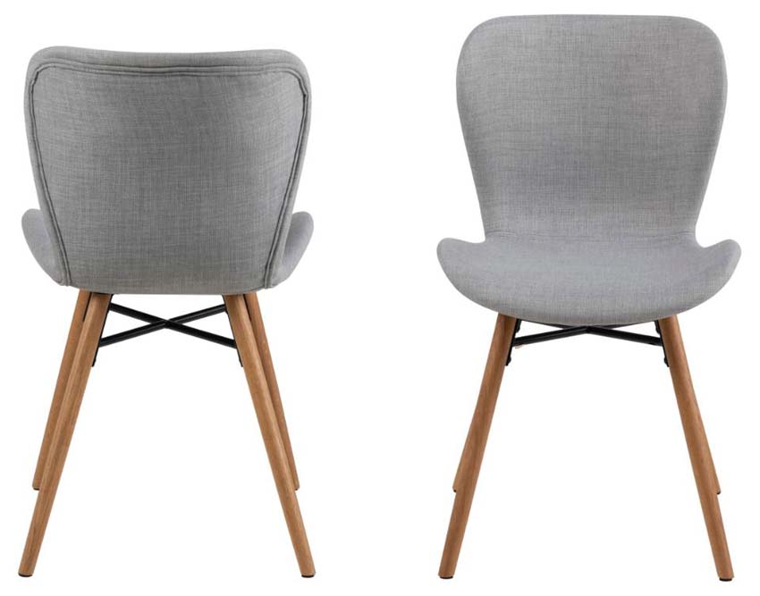 Chaise de salle à manger Belinda gris clair