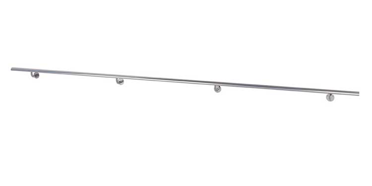 Poignée Talaka Titanium 300cm en aluminium anodisé