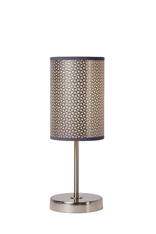Lucide MODA - Lampe de table - Ø 13 cm - E27 - Gris