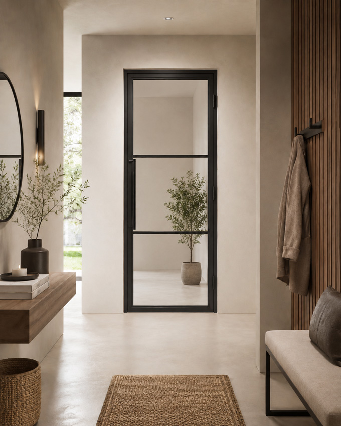 Porte intérieure Fer forgé 3W Tara 980 x 2349 mm Gauche