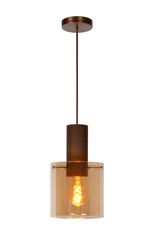 Hanglamp - Ø 20 cm - 1xE27 - Amber