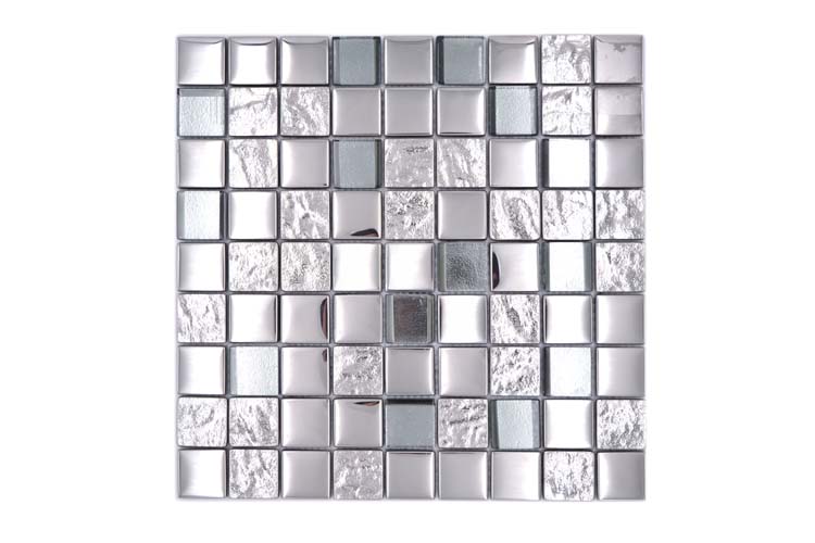 Mozaïek Alexa Zilver glanzend 30x30cm