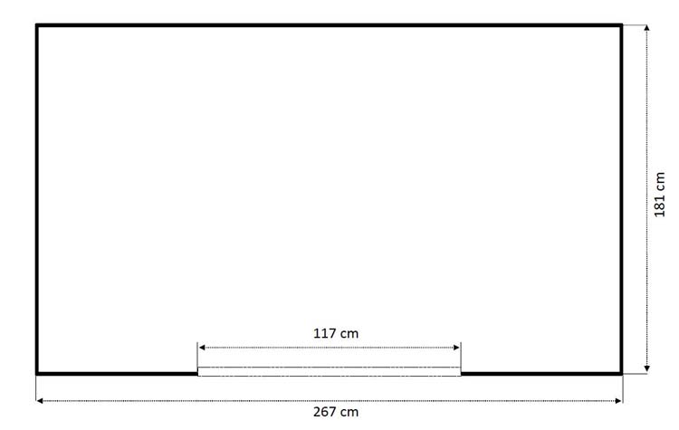 Maison de jardin acier Semois M 277 x 191 x 202 cm