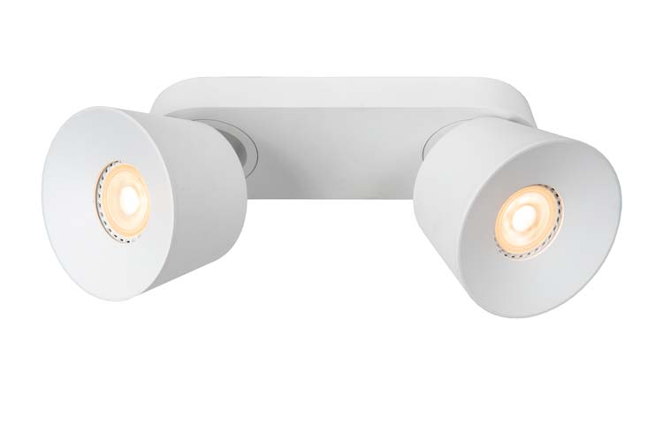 Lucide TRIGONO - Plafondspot - 2xGU10 - Wit