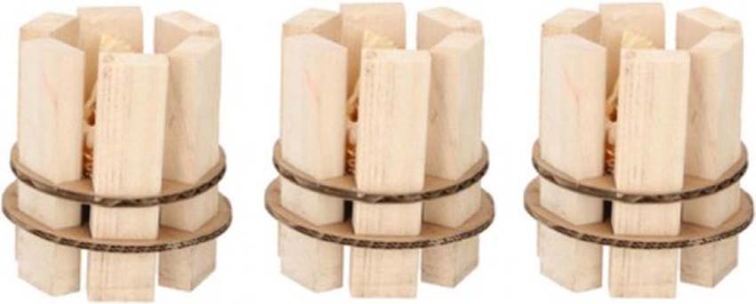 Aanmaakhout 7,5x8cm 3 stuks