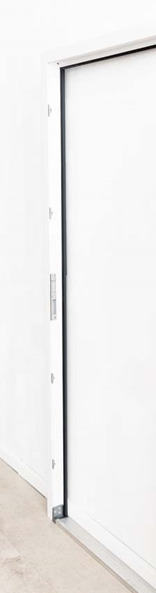 Buitendeur Lumeo PVC mat glas wit 1100x2100mm rechts