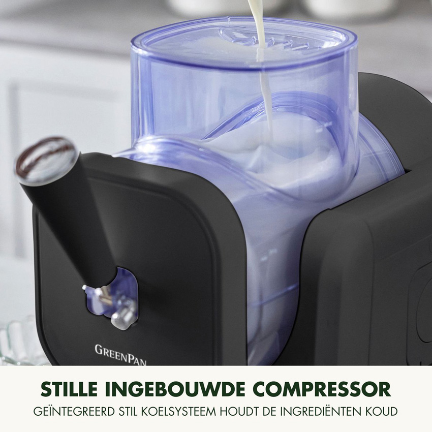 Machine à glace GreenPan Frost auto-réfrigérante gris 1,8L