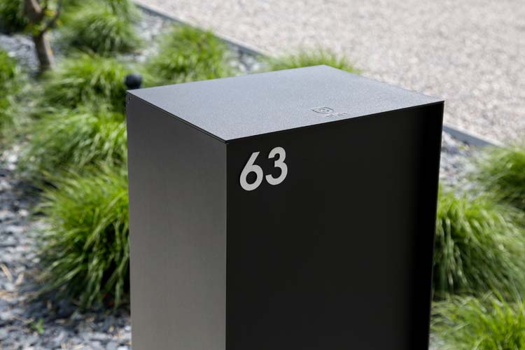 Pakketbrievenbus ONZO (eSafe) Dropbox small back zwart