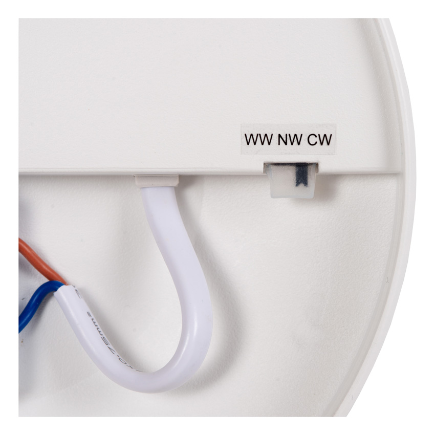 Plafonnier de salle de bains - Ø35cm - LED - CCT - 1x36W 3000K/6500K - IP44 - Opale