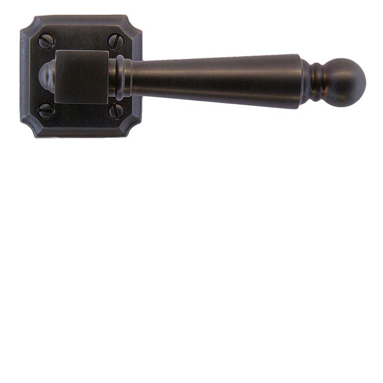 Poignée de porte pro genua carbon noir sans rosace