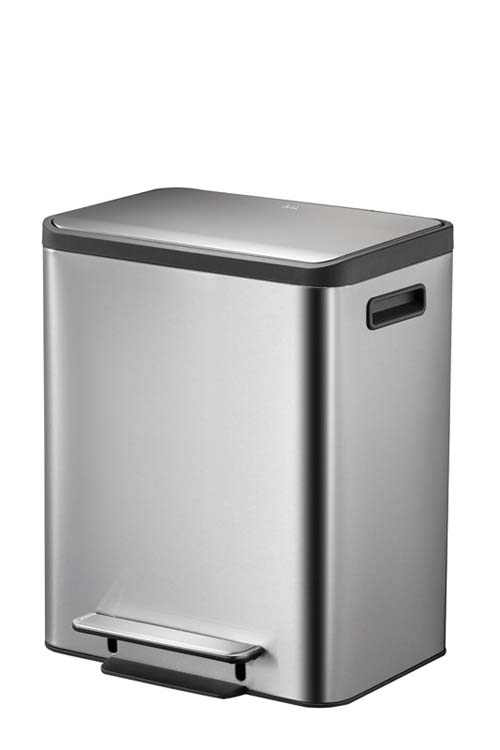 Poubelle Elien 15L+15L inox