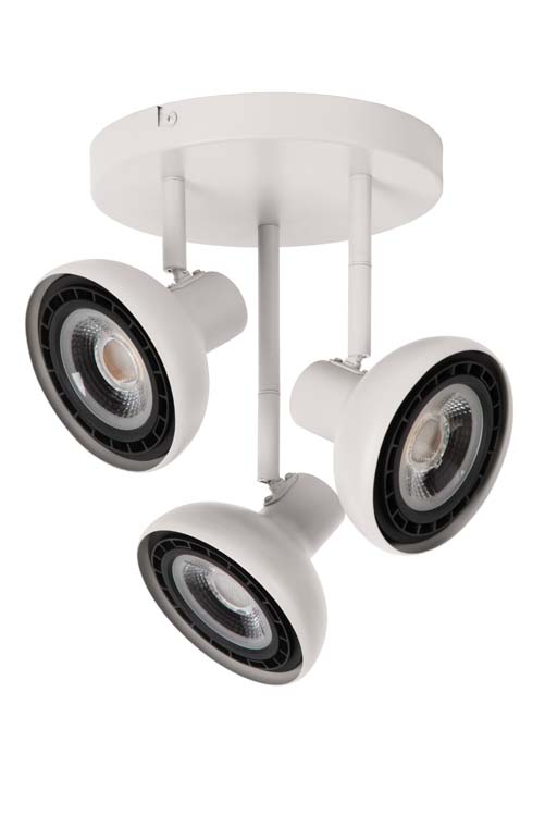 Lucide SENSAS - Plafondspot - Ø 25,8 cm - 3xES111 - Wit