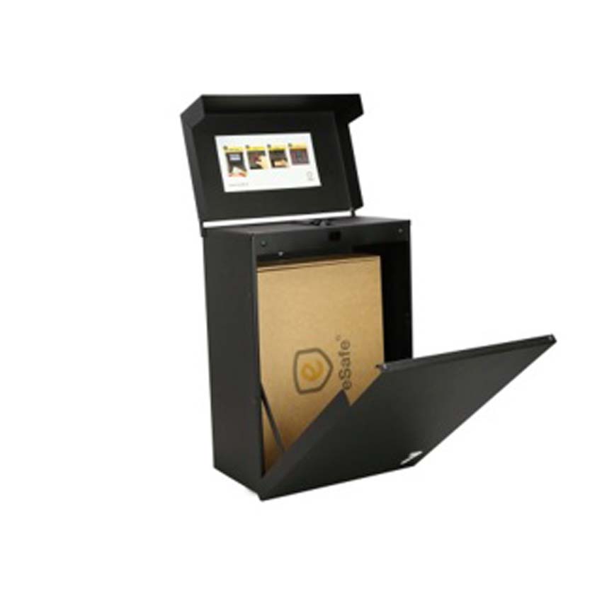 Pakketbrievenbus ONZO (eSafe) Shopperbox Digital zwart