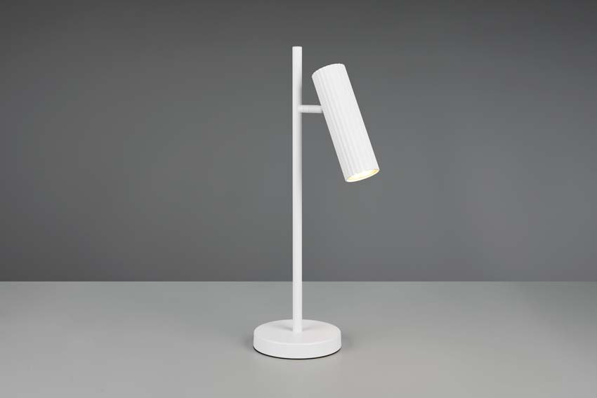 Lampe de table - Blanc - H50cm - Dimmable - GU10 - 1x10W