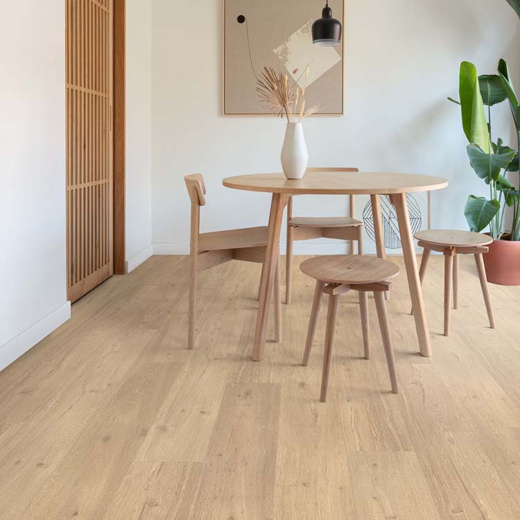 Vinyle Floorify Latte - Planches longues - 1524 x 225 x 4.5 mm