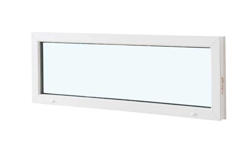 Châssis fixe pvc blanc budget L2000XH500 mm