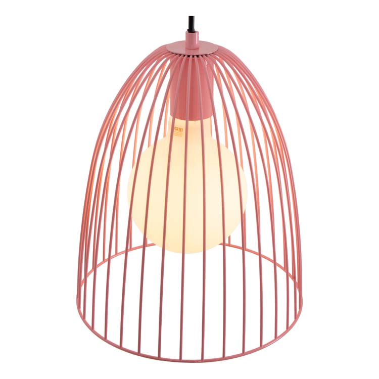 Lucide MACARONS - Suspension - Ø 24,5 cm - 1xE27 - Rose