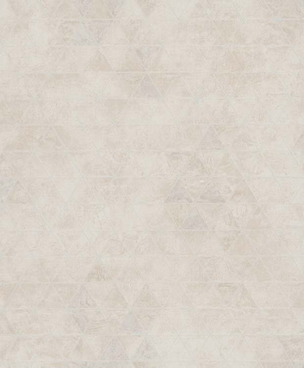 Vinyle sur papier peint intissé mosaïque beige 0,53x10m