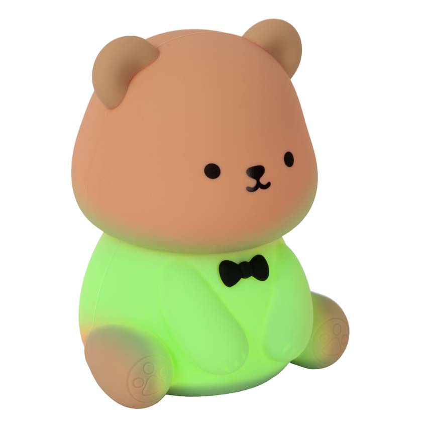 Lucide Essential Pincha Rabbit - Lampe de table rechargeable pour enfants - Batterie - LED 3 niveaux dimmable - RGB - Blanc