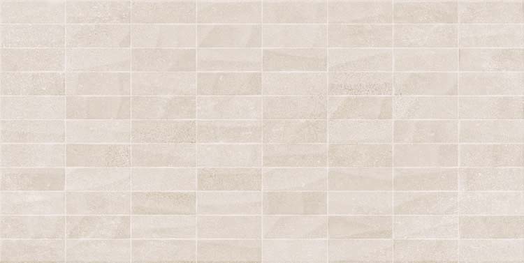 Faïence Athena beige décor 25 x 50 cm