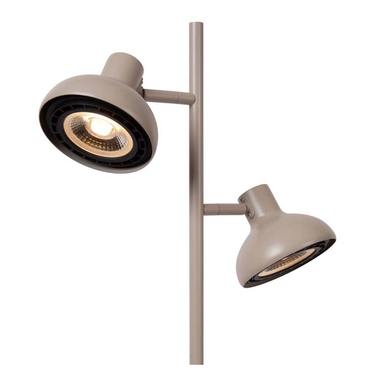 Lucide SENSAS - Vloerlamp - 2xES111 - Beige