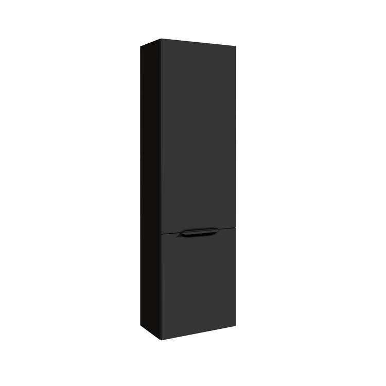 Armoire colonne Arjan noir mat 400 mm gauche