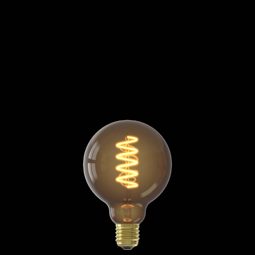 Lampe LED - Clair - Ø9,5x14cm - Dimmable - E27 - 1x4W - 120lm - 1800K - 1 pièce