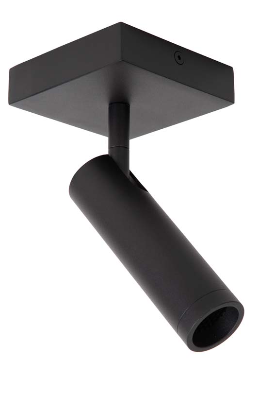 Spot plafond - Noir - Ø10cm - E27 - 1x40W