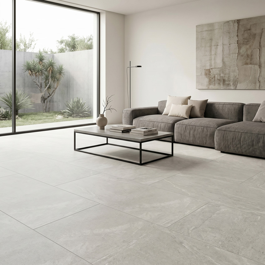 Carrelage de sol et mural Stone Union Shell 60x120cm