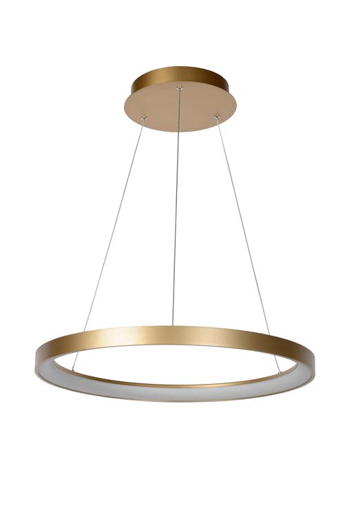 Hanglamp - Ø 58 cm - LED Dimb. - 1x50W 2700K - Mat Goud / Messing
