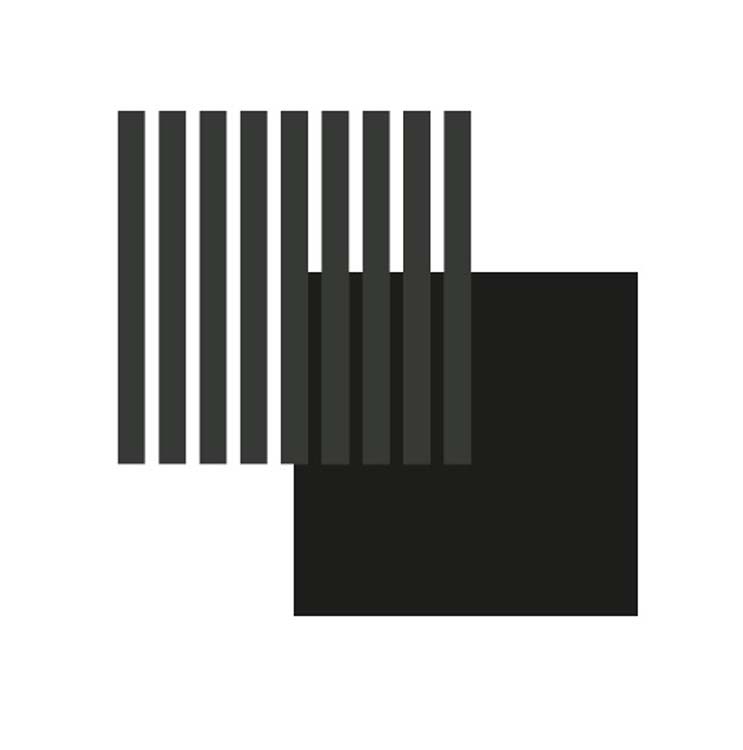 Staal Line Up zwart-zwart