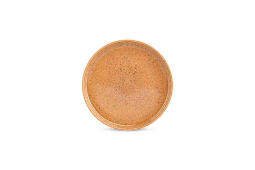 Assiette plate Salt&Pepper céramique orange Ø21,5x2,3cm