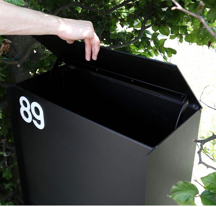 Boîte à colis ONZO (eSafe) Dropbox Medium Back anthracite