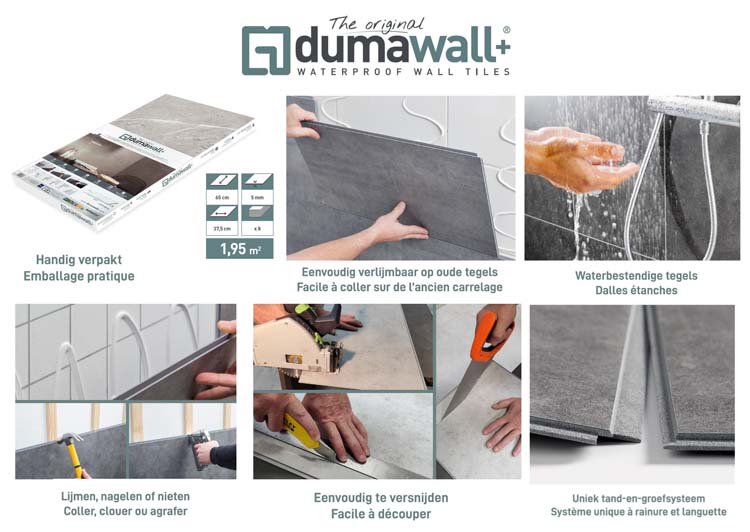 Panneau mural Dumawall+ pvc 375x650mm épaisseur 5 mm siena Panneau mural Dumawall+ pvc 375x650mm épaisseur 5 mm siena