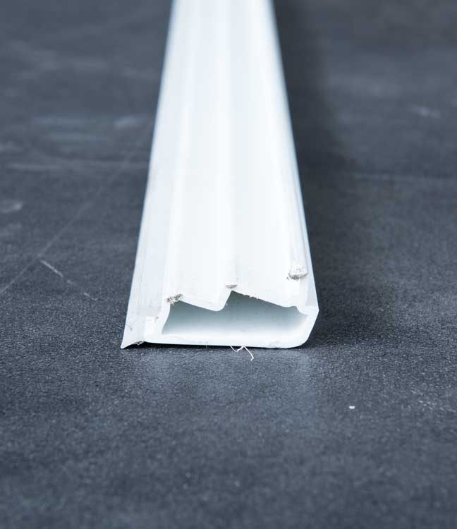 glaslat pvc wit voor kommerling 75 L6500mm