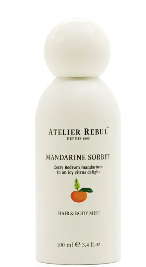 Brume pour le corps et les cheveux Atelier Rebul Mandarine Sorbet 100ml