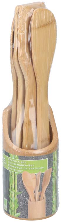 Set de spatules 5 pièces bambou
