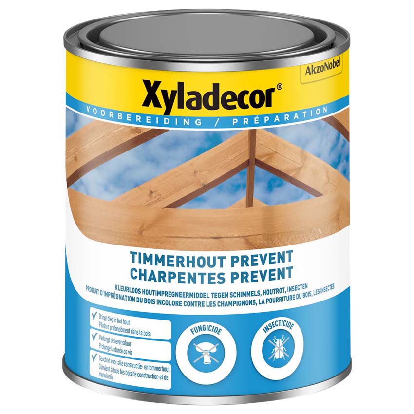 Lasure pour bois de menuiserie Xyladecor Prevent 750ML