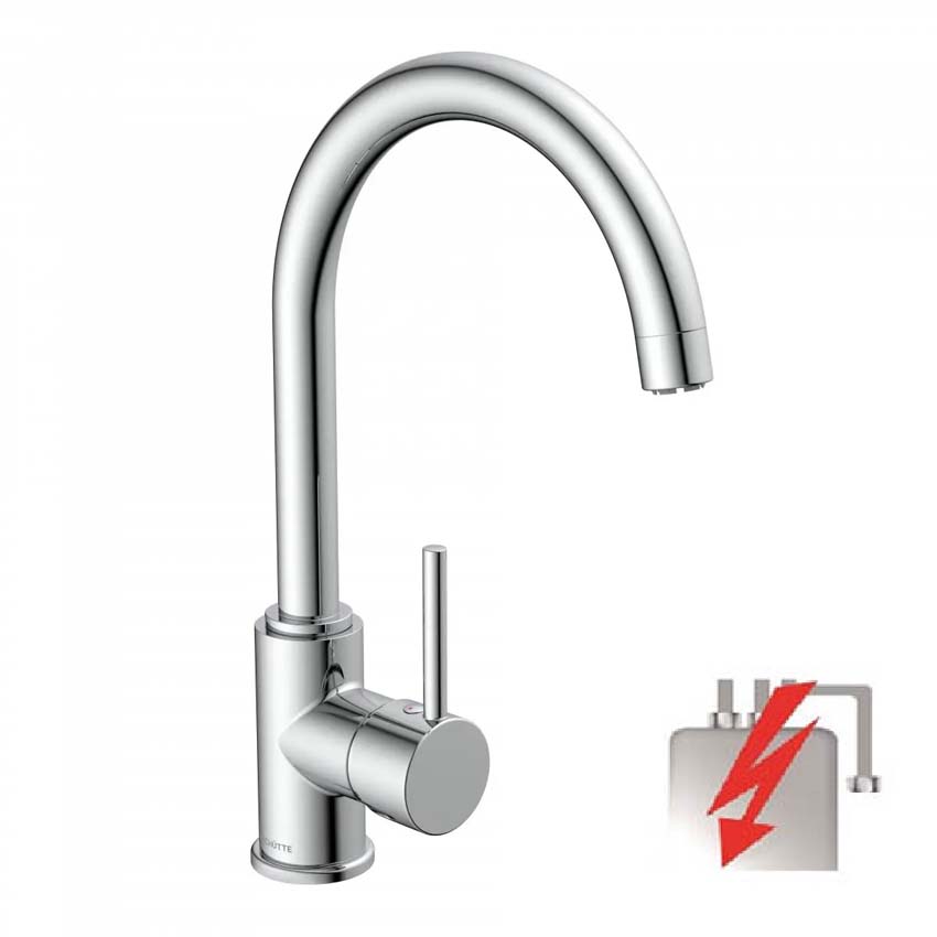 Robinet de cuisine Cassy chrome basse pression