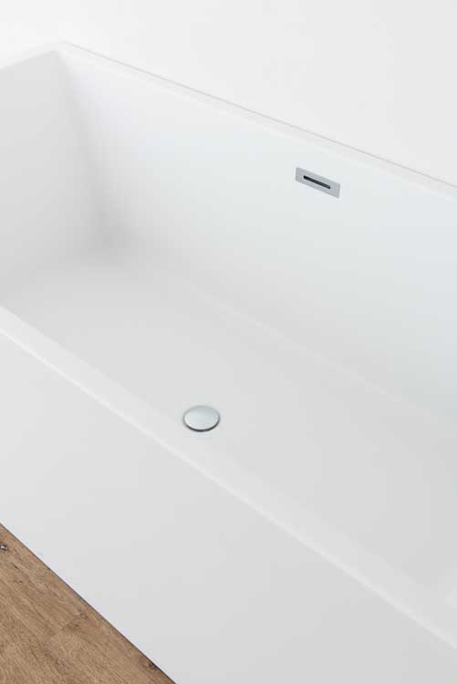 Baignoire îlot Heat blanc mat 180x80cm