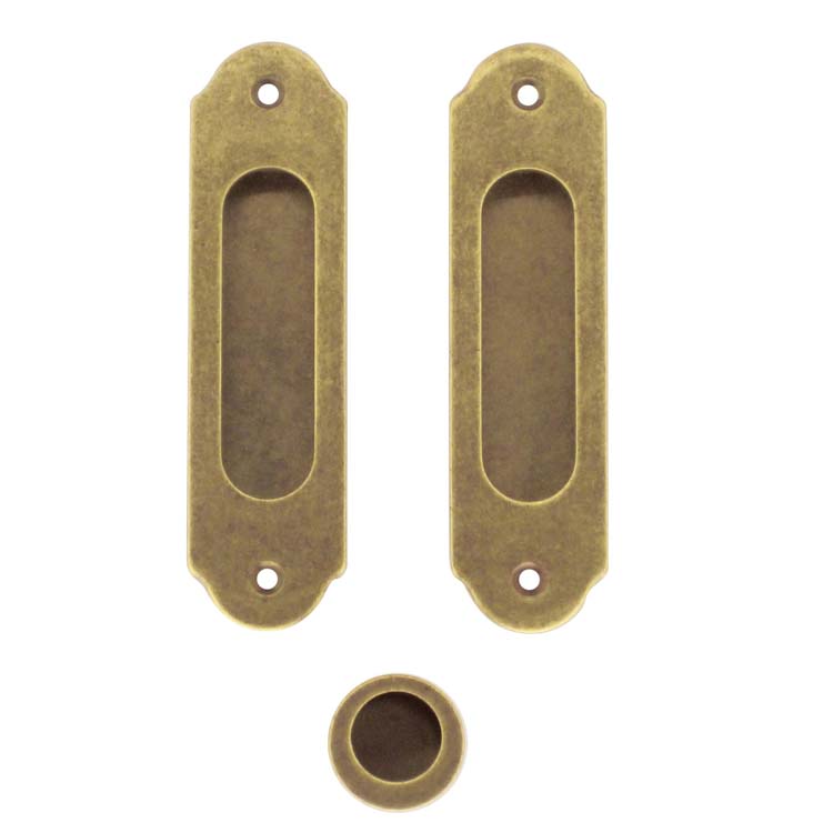 Coquille de porte altamura classic ovale vieux jaune par set